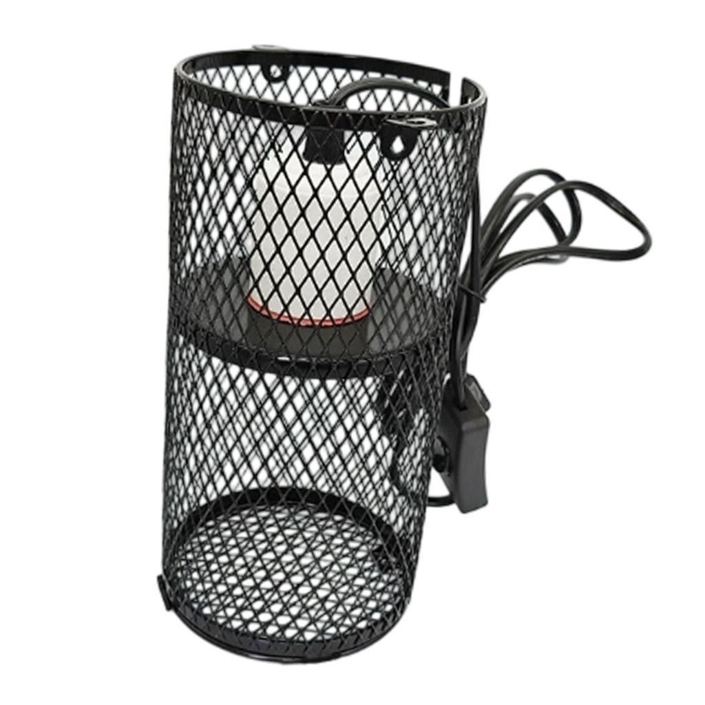 Ioensy - Lámpara Calefactora Para Jaulas De Loros, Antiescaldaduras, Para Cría De Reptiles, Lámpara Calefactora Para Reptiles