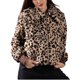 thumbnail image 3 of Jess por Meiko Chaquetas de Mujer Manga Larga Cuello Sobredimensionado Bolsillos Frontales Cremallera Chaqueta Bomber de Felpa XS Leopardo, 3 of 6