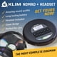 thumbnail image 2 of Reproductor de CD portátil KLIM Nomad con auriculares Bluetooth negro, 2 of 7