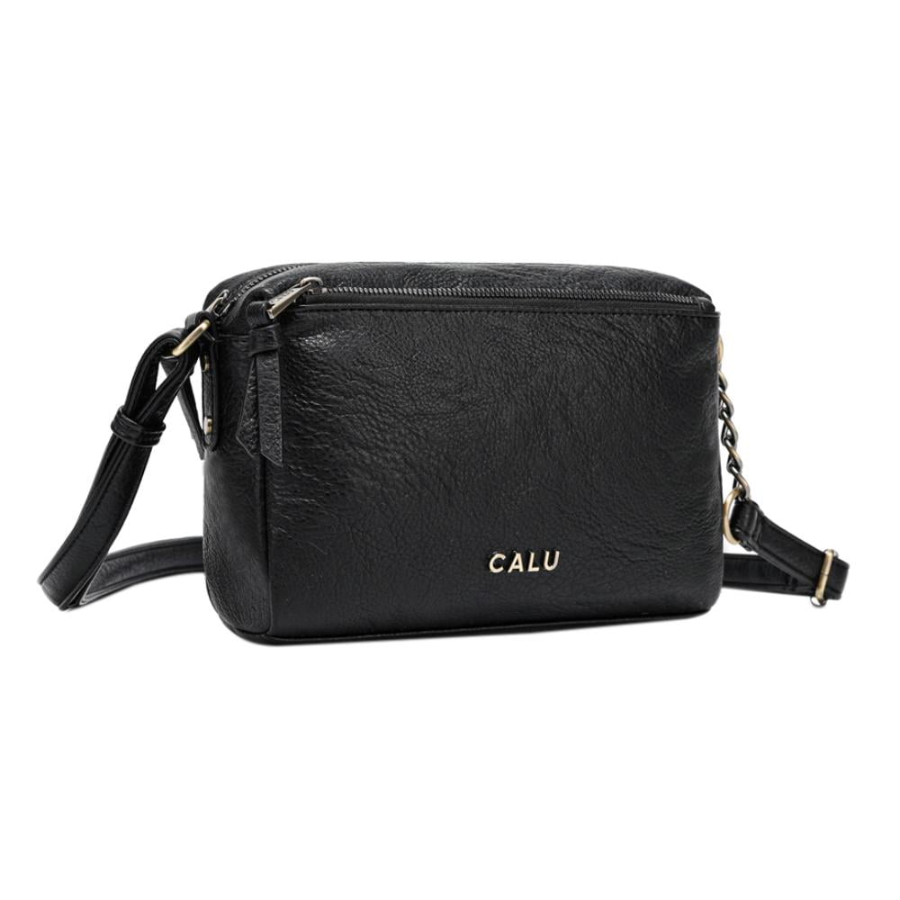 Calu Bags - Cartera Mediana Elegante Pixie Negro Calu