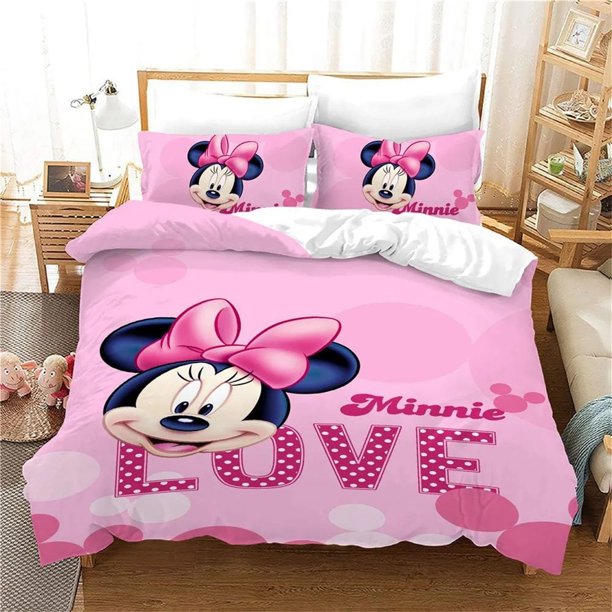 Mickey Mouse Bedding Sets,Cartoon Duvet Cover,Boy children Bedclothes Bed Linen Gift,Mickey Theme Quilt Cover Bed Sheets