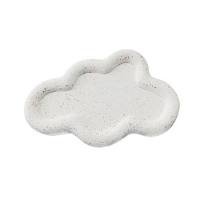 Bothyi - Bandeja Decorativa Placa De Exhibición Blanco Mate Para Accesorios De Fotos De Cocina Adorno De Nubes