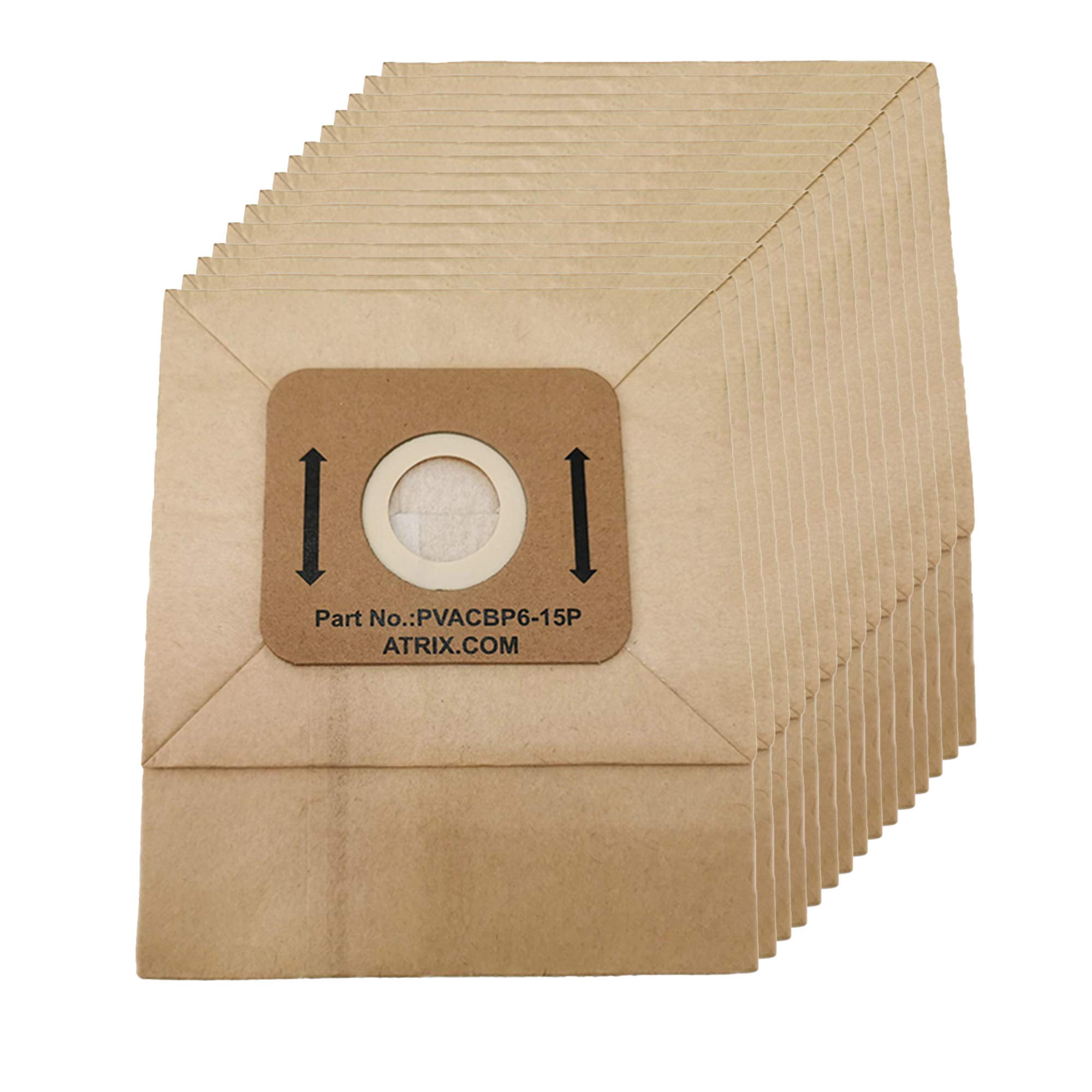 Bolsas De Filtro De Papel Atrix Pvacbp6-15p Para Mochila Ergo Pro