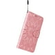 thumbnail image 4 of Funda tipo cartera FOXDOCK para iPhone 12 Mini , diseño girasol en relieve, cuero PU, cierre magnético, soporte y tarjetero, 4 of 5