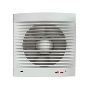Vellmax - Extractor De Aire 6"" 25W Cuadrado Para Baño Sec
