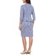 thumbnail image 3 of INSPIRE CHIC Conjunto de Traje de Tweed de 2 Piezas para Mujer Conjunto de Atuendo de Maestra para Regreso a Clases Chaqueta de Manga 3/4 con Botones y Falda Lápiz Azul Real S, 3 of 6