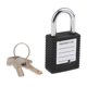 thumbnail image 4 of candado de seguridad candado de seguridad con llave de metal de 25 mm diferente negro, 4 of 5