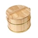 thumbnail image 1 of Cubo De Arroz Humeante De Madera Duradero Con Tapa Para Aperitivo De Restaurante Casero 16cmx16cmx11cm, 1 of 3