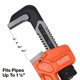 thumbnail image 3 of Llave de tubo KLEIN TOOLS 25 cm de hierro fundido 1‑1/2 pulg., 3 of 5