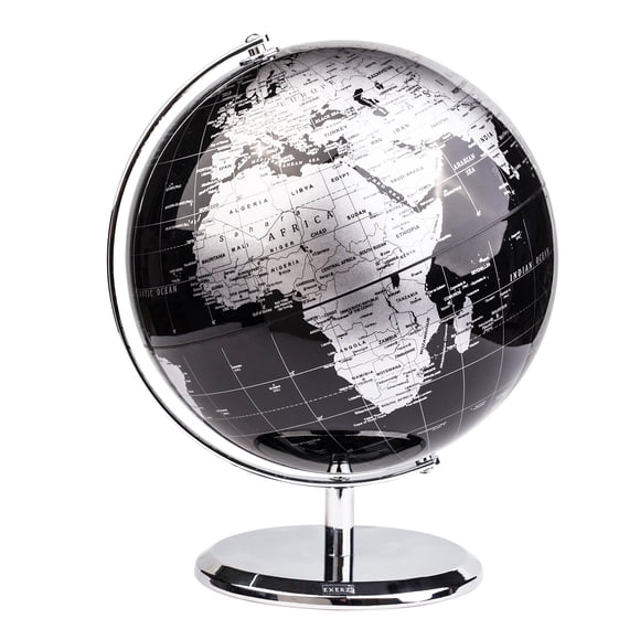 Globe Exerz 8 negro metalizado con arco y base de acero inoxidable