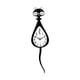 thumbnail image 4 of Reloj De Pared Con Forma De Gato, Moderno, Portátil, Silencioso, Para Cafetería, Cocina, Comedor, Cola Recta, 4 of 5