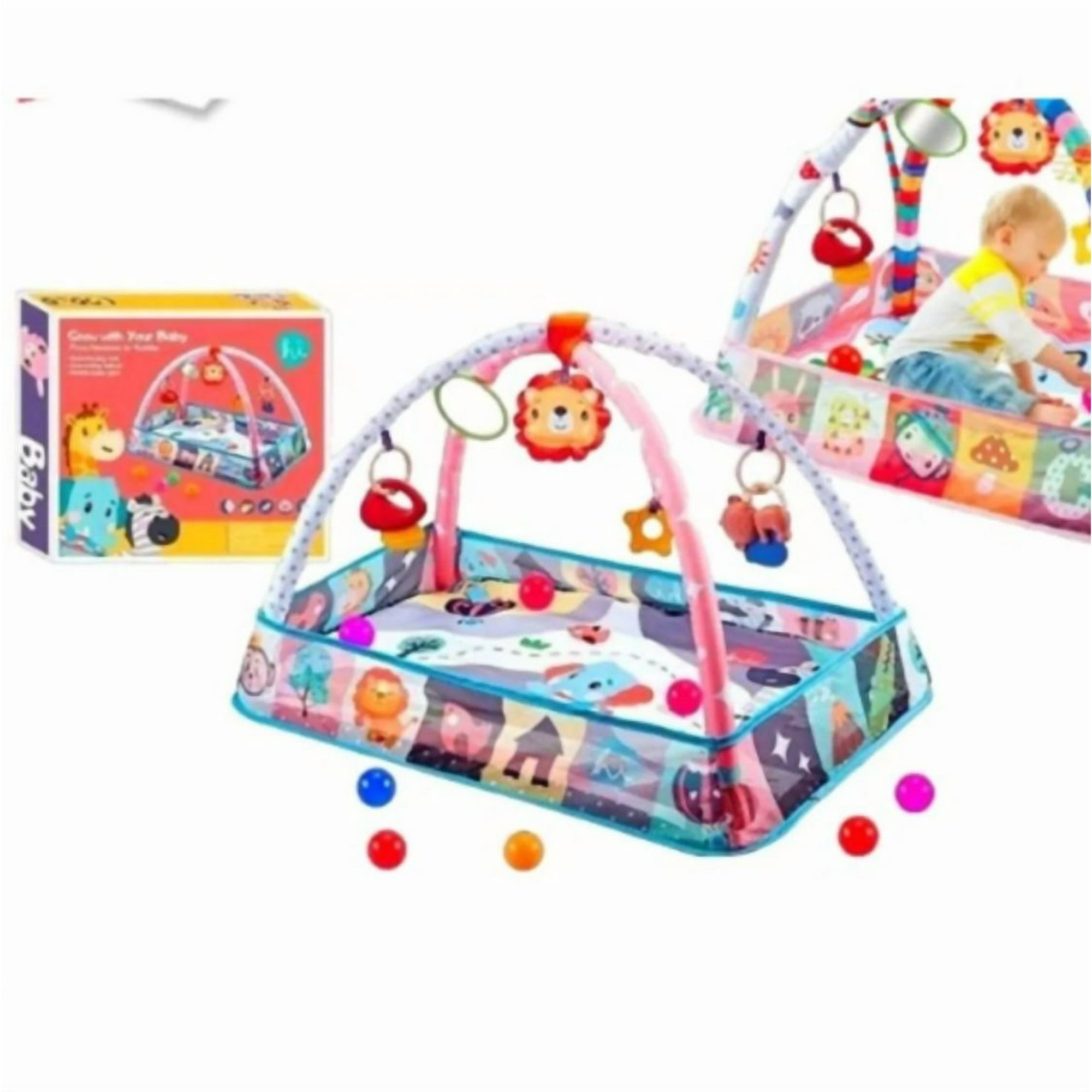 Genérico - Gimnasio Didactico Para Bebe Rosa