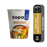 Alcafood - Vasos Cazuela De Pollo 36X 30 Gr