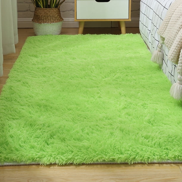 Alfombra peluda de gran tamaño para sala de estar, alfombra de lana antideslizante para dormitorio, alfombra de felpa para habitación de niños