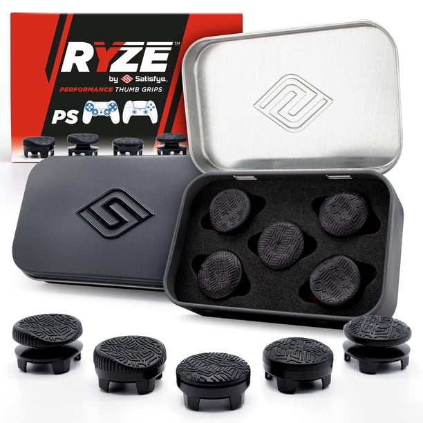 Almohadillas para pulgares Gaming Satisfye Ryze, 5 grips para sticks PS4, PS5 y Switch
