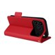 thumbnail image 3 of Funda Cartera para iPhone 17 Pro Tapa Flip con Ranuras y Soporte Rojo, 3 of 5