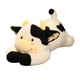 thumbnail image 2 of Animal De Peluche De Vaca, Almohada De Juguete De Peluche De Vaca Encantadora Para Sofá, Sala De Estar, Dormitorio, Negro, 2 of 5