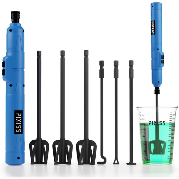 Mezclador de Resina Pixiss Portátil Recargable con 6 Paletas