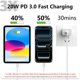 thumbnail image 3 of Cargador USB‑C 20W (3 unidades) + cable de 3 m para iPad/iPhone, 3 of 9