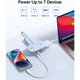 thumbnail image 3 of Regleta de Viaje ORICO 4 Enchufes USB-C Portátil Azul, 3 of 3