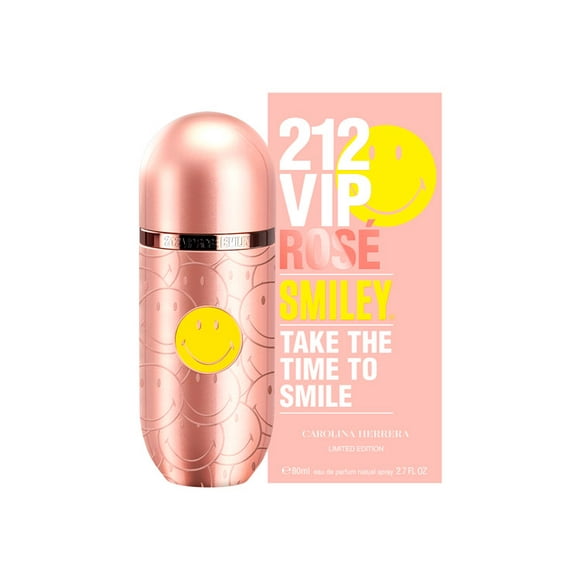 Perfume Mujer 212 Vip Rose Smiley Edp 80 Ml