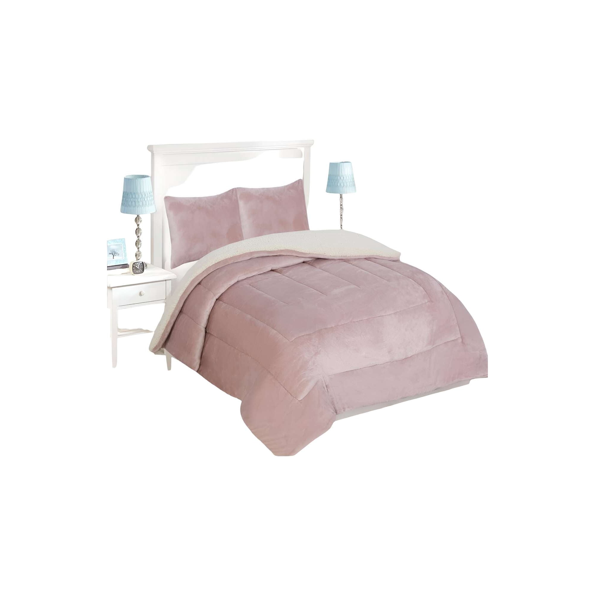 Genérico - Cobertor Con Chiporro King 250x270cm Rosa B7