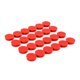 thumbnail image 2 of Imanes decorativos Bullseye Office rojo de 2,5 cm, paquete de 24, 2 of 9