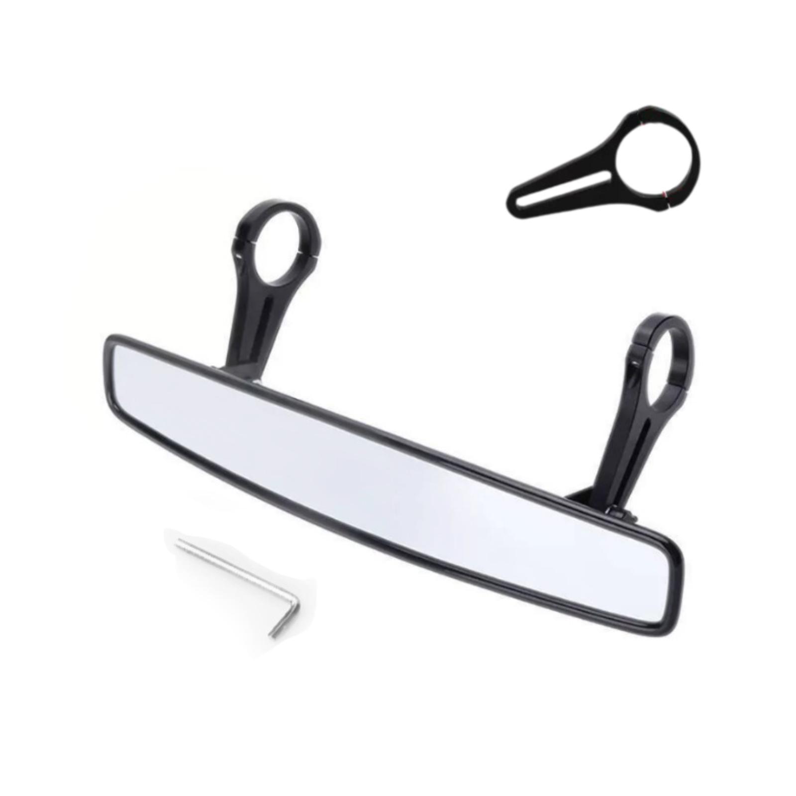 Magideal - Espejo Retrovisor Genérico Para Vehículos Todo Terreno, Utv, Carreras, Componente De Espejo Para Automóvil, Montaje De Barra Antivuelco Para Vehículos Estilo B