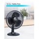thumbnail image 5 of Ventilador de escritorio BLACK+DECKER 30 cm 3 velocidades oscilante negro, 5 of 7