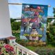 thumbnail image 5 of Motel Transilvania-bandera de jardín temática. Regalo perfecto para fans, amigos y familiares, ideal para actividades al aire libre y decoración de fiestas.28CM*45CM, 5 of 5