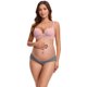 thumbnail image 5 of INSPIRE CHIC Ropa interior de embarazo de mujer de tiro bajo acanalada Maternidad debajo del vientre Soporte en forma de V Bragas de color contrastante XX-Large Gris, 5 of 6
