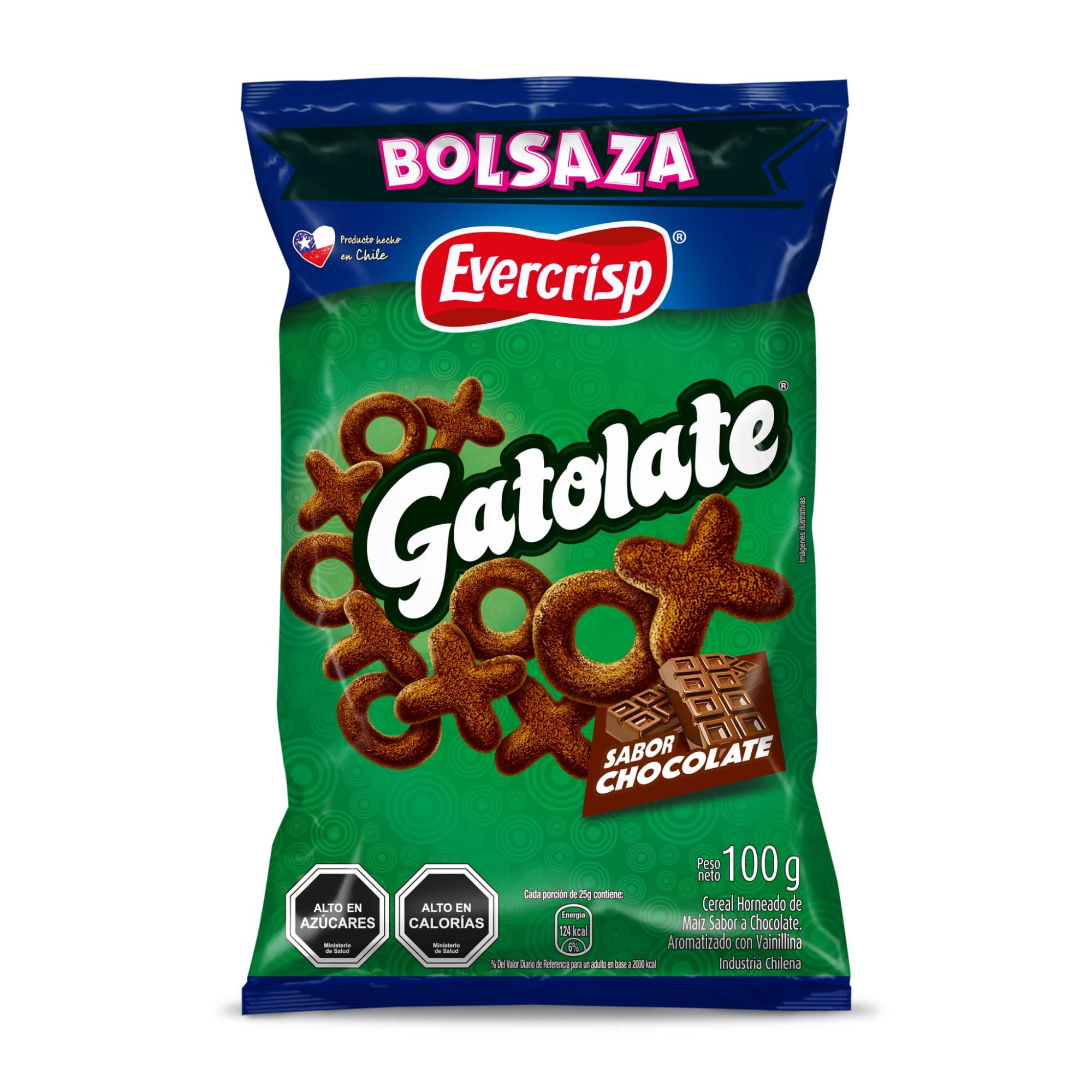 Suflés Gatolate Chocolate 100 g Evercrisp