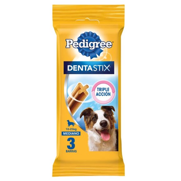 Snack Perro Adulto Dentastix Raza Mediana Bolsa, 3 Un