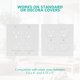 thumbnail image 4 of Estante WALI para Enchufe Doble Blanco DLS001, 4 of 9