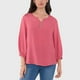 thumbnail image 3 of Blusa Mujer Botones Macramé Rosado Corona, 3 of 5