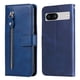 thumbnail image 4 of Funda con Cremallera para Google Pixel 7A , Carcasa Cartera de Cuero PU con Soporte y Tarjetero, 4 of 6