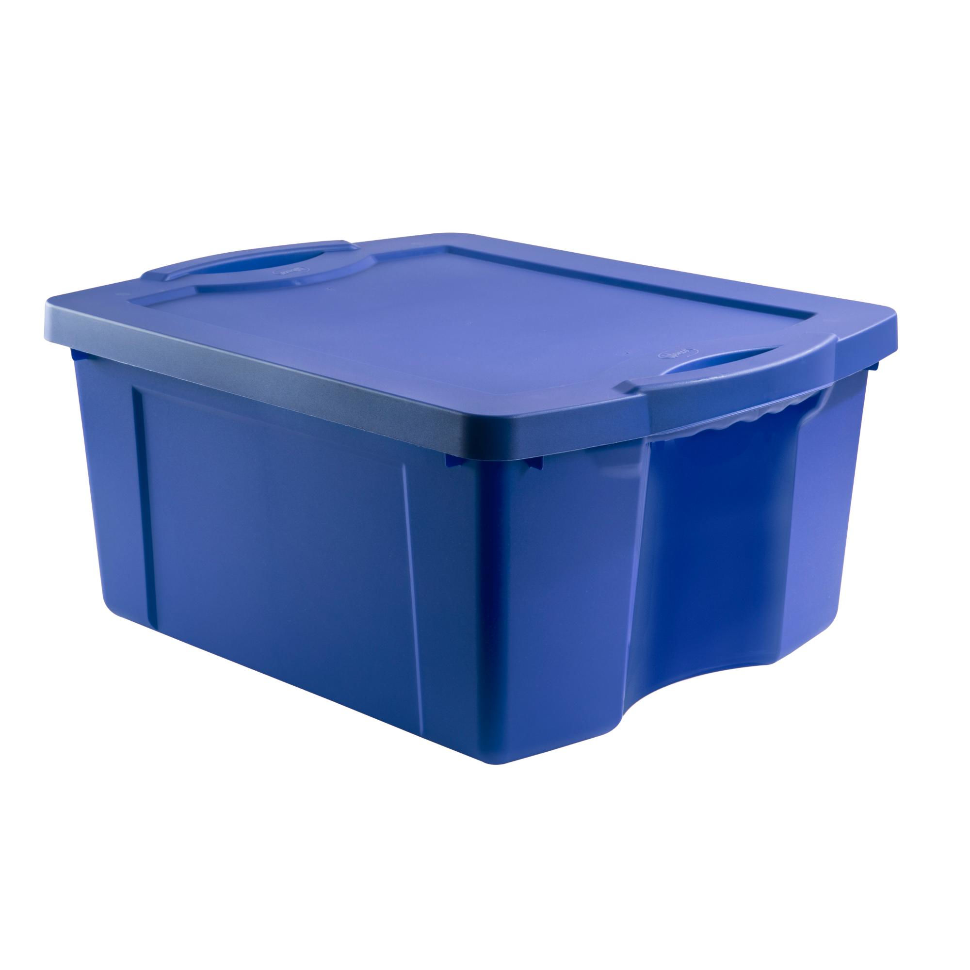 Wenco - Caja Organizadora Fullbox 55l Plástico Azul