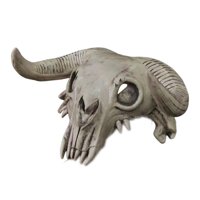 Magideal - Máscara De Calavera Para Cosplay De Halloween, Máscara De Cabeza De Oveja Para Fiesta, Carnaval, Juego De Simulación