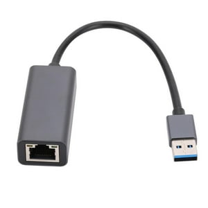 Genérico - Adaptador Usb Ethernet Adaptador Usb 3.0 A Gigabit Ethernet Para Computadora Portátil Con Windows