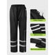 thumbnail image 5 of Traje de lluvia SaphiRose reflectante de alta visibilidad para hombre, color negro, 5 of 7