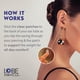 thumbnail image 5 of Parches de Soporte para Aretes Lobe Miracle Clear (60 Parches), 5 of 8
