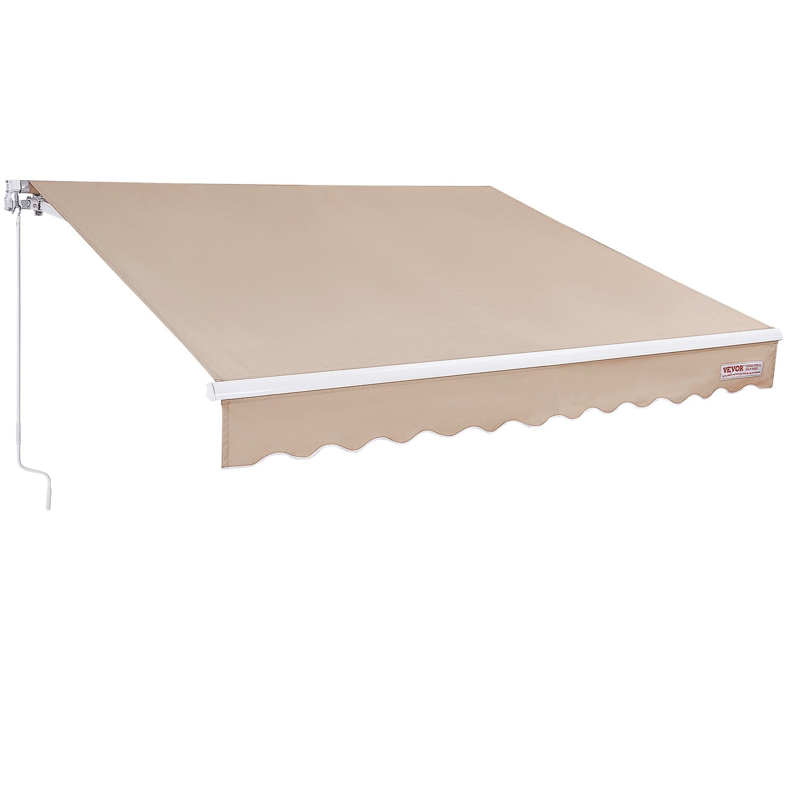 Toldo Retráctil Vevor Manual 2.4 X 2.1 M Poliéster