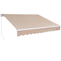 Toldo Retráctil Vevor Manual 2.4 X 2.1 M Poliéster