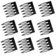 thumbnail image 5 of 100pcs mini dientes de metal peine del pelo clips chica mu?eca horquillas DIY Accs negro, 5 of 5