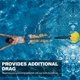 thumbnail image 2 of Cinturón de paracaídas de natación Tbest, equipo de entrenamiento de natación ajustable, 2 of 8
