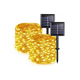 thumbnail image 2 of Guirnalda solar alambre hada led navideño pack 2 x20m luz cálida, 2 of 3