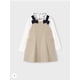 thumbnail image 1 of Vestido pichi con polera cuello cisne. beige 3 años, 1 of 5