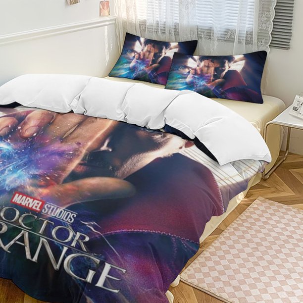 Doctor Strange Doctor Strange Bedding Comforter Sets 3-Piece Bedding Set Soft Warm Bed Set for Bedroom All Season