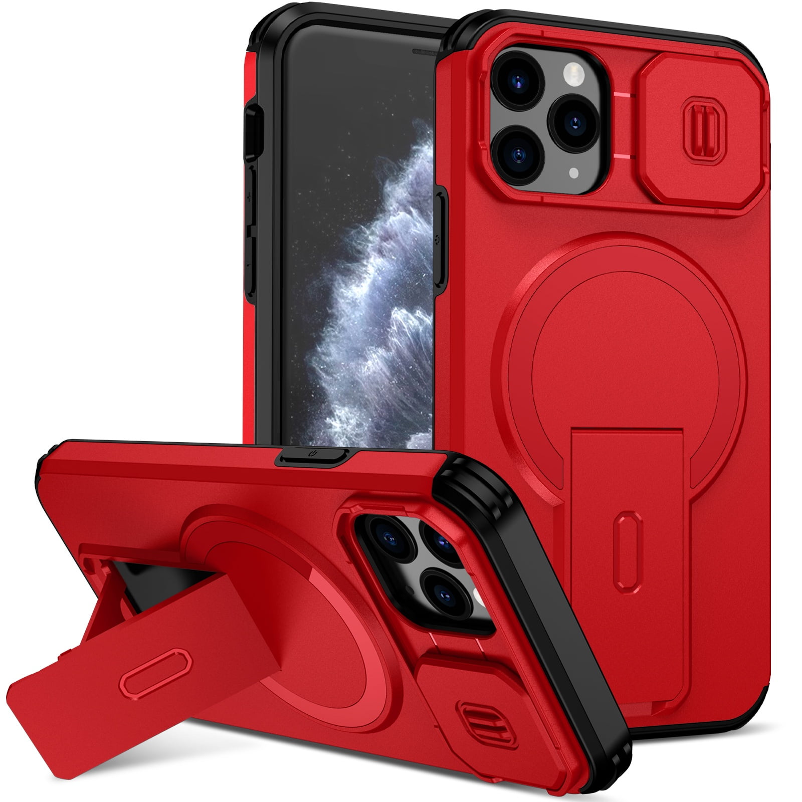 Funda Foxdock Para Iphone 12 Pro Max – Magnética Antigolpes Con Soporte Y Protección Doble