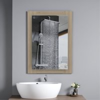 Tuhome - Espejo Rectangular 70X50,2X3,9 Cm Vanguard Rovere